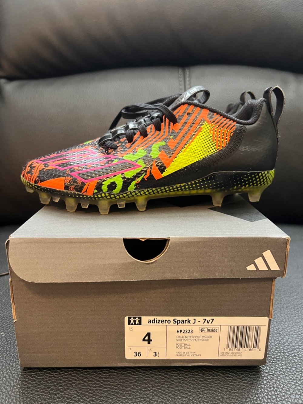 Adidas ADIZERO Sparks J Multicolor Youth Soccer ⚽️ Cleats